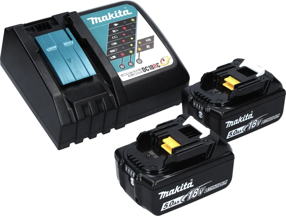 Makita DCL180RT Accu Stofzuiger - 18V - 2x 5.0Ah + Lader - afbeelding 3 van 5