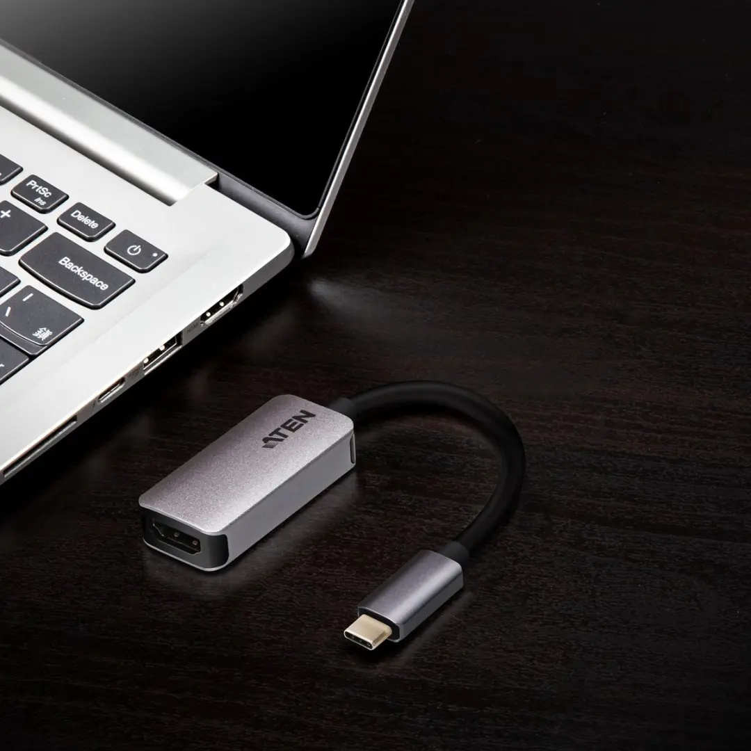 Aten UC3008A1 USB-C naar HDMI Adapter 0,3m - Zilver