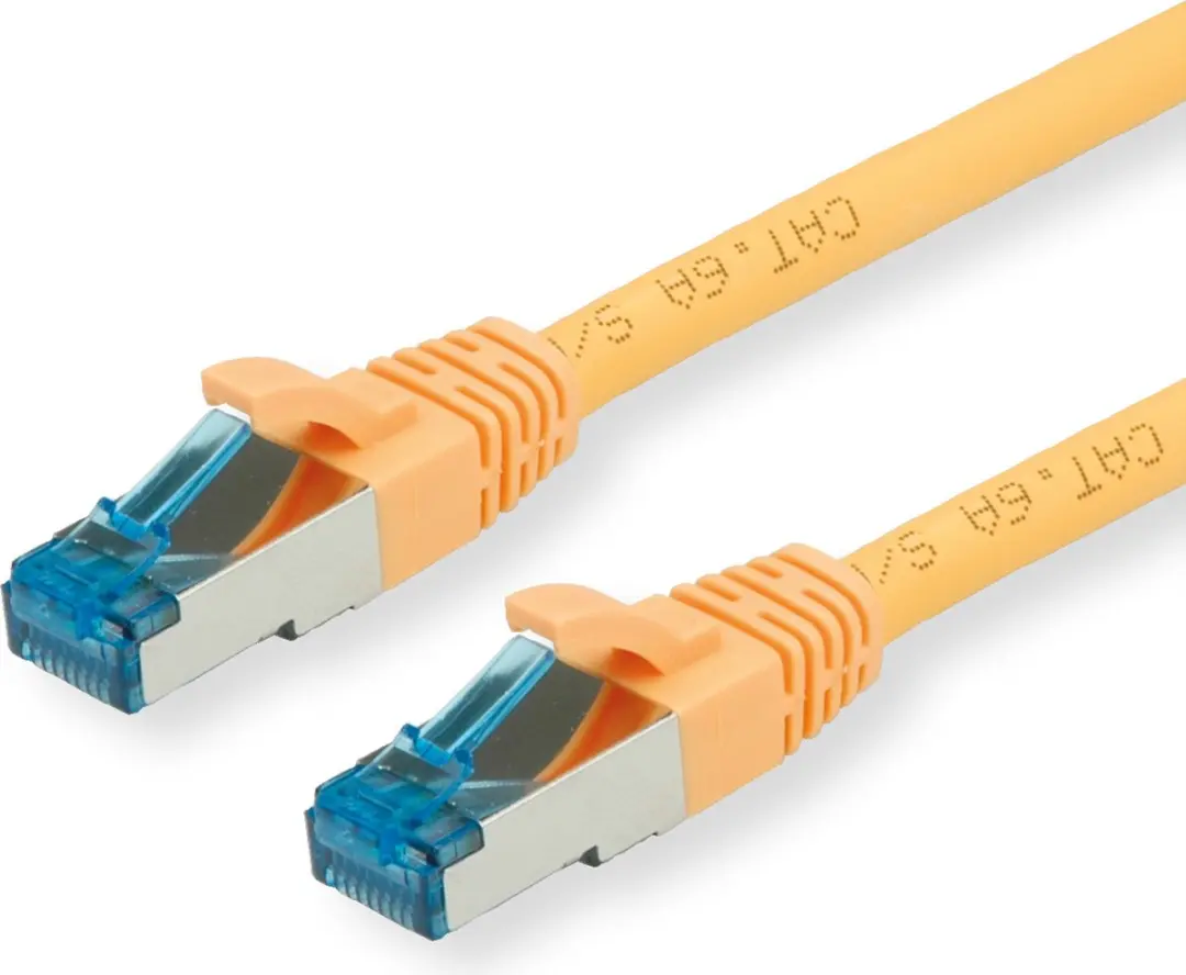 Value Patchkabel Kat.6A S/FTP LSOH Geel 10m