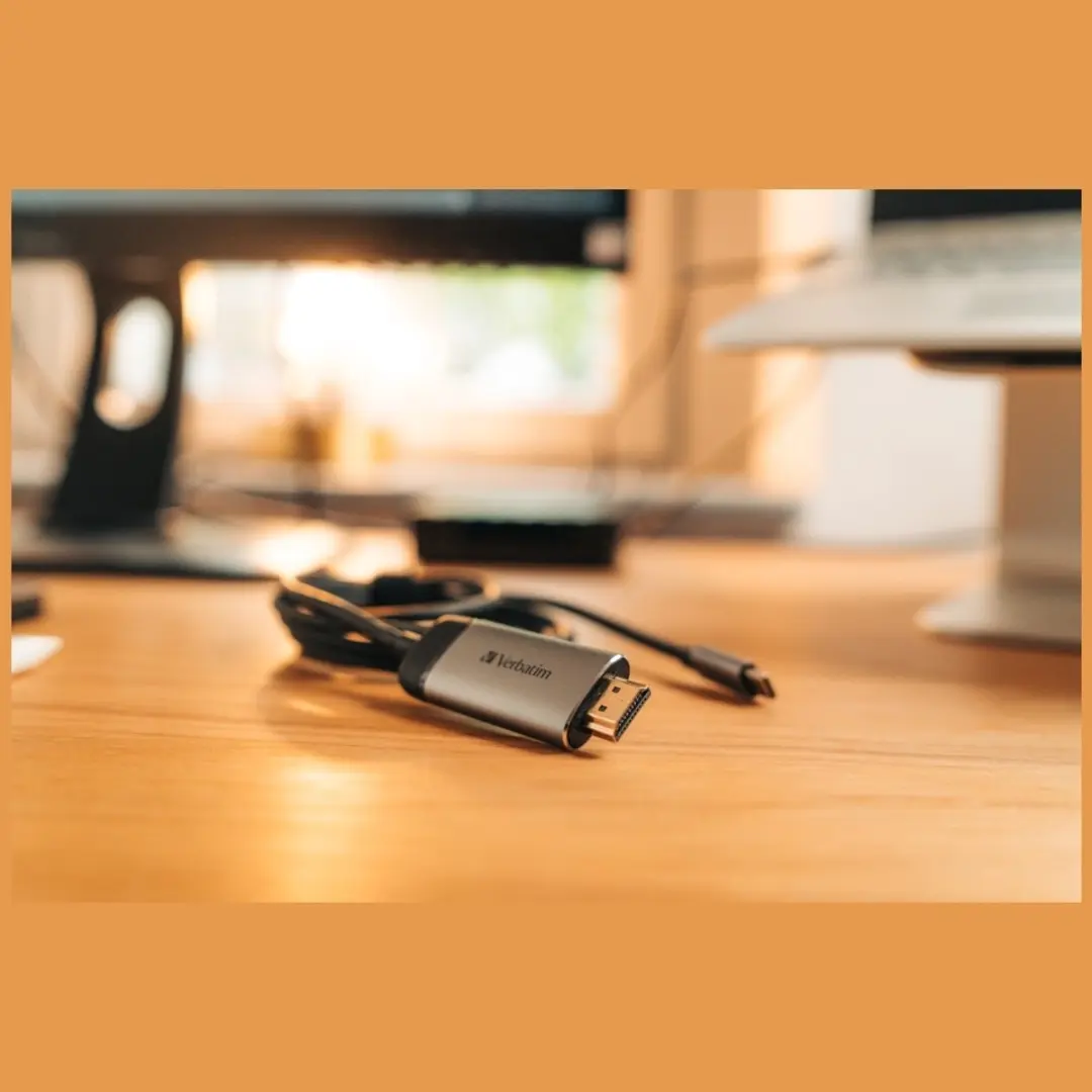 Verbatim USB-C naar HDMI 4K Adapter - Transparant
