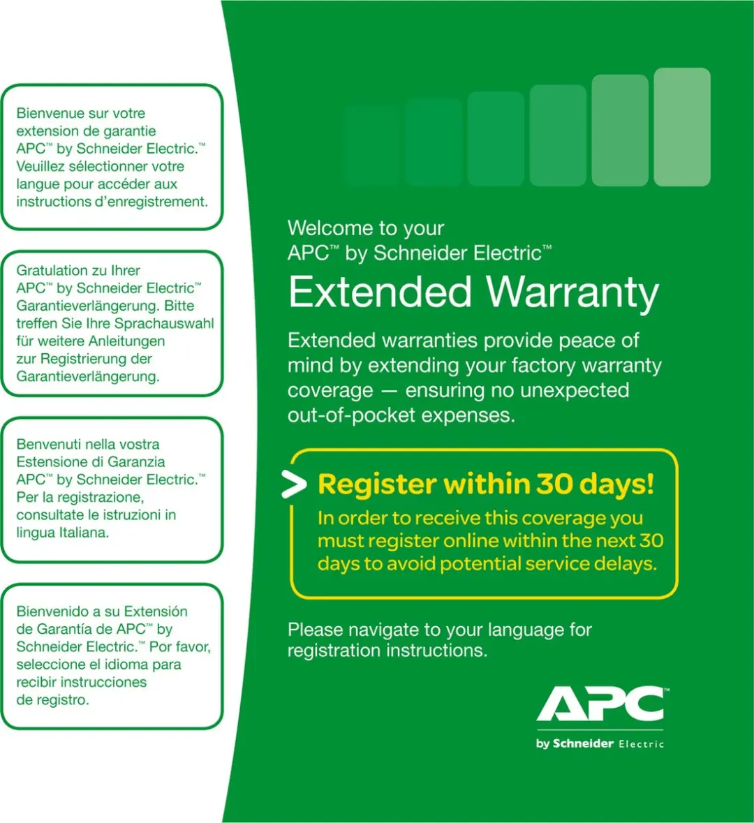 APC WBEXTWAR1YR-SD-03 Uitgebreide Garantie