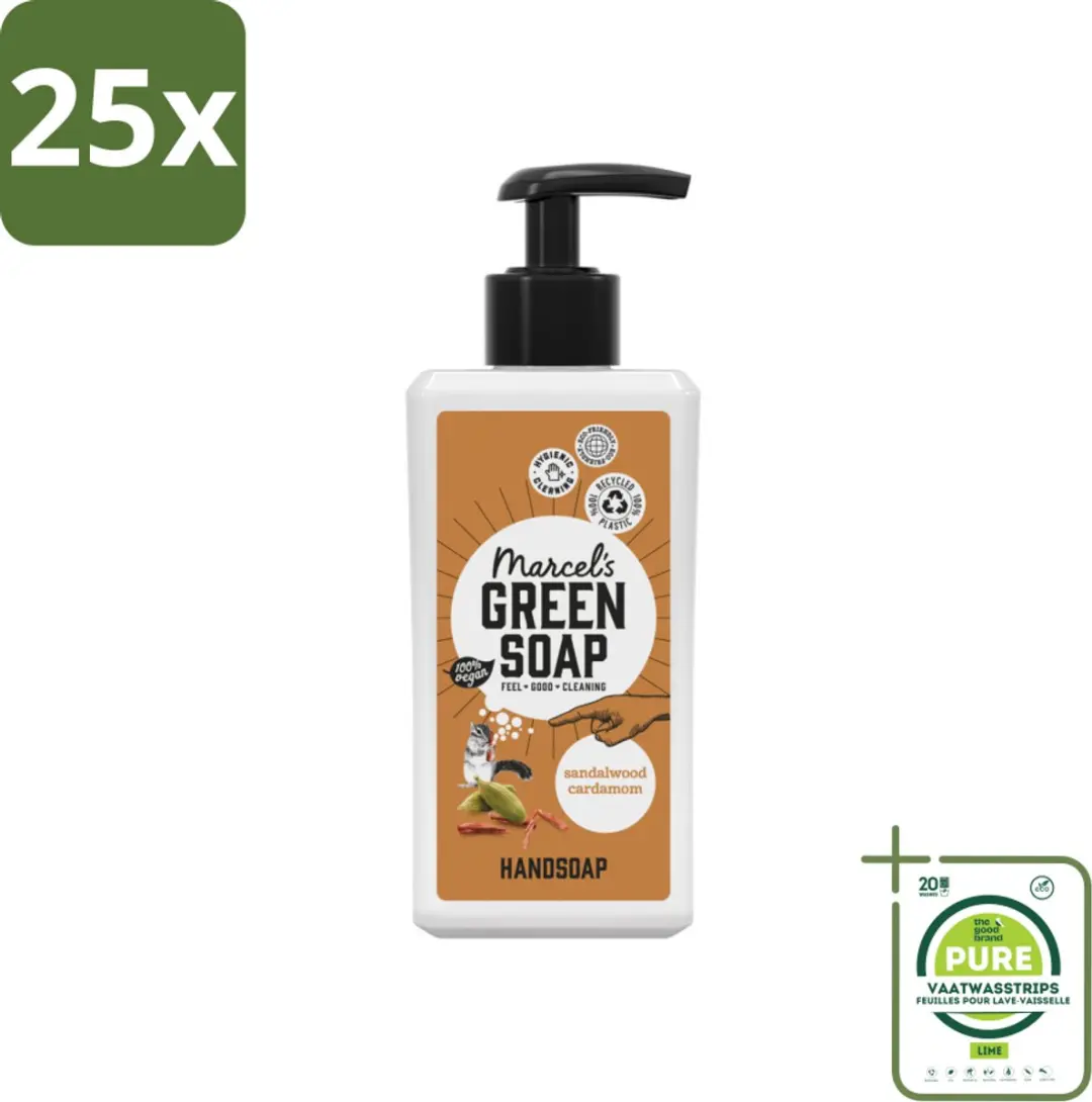 Marcel's Green Soap Handzeep Sandelhout & Kardemom 500ml
