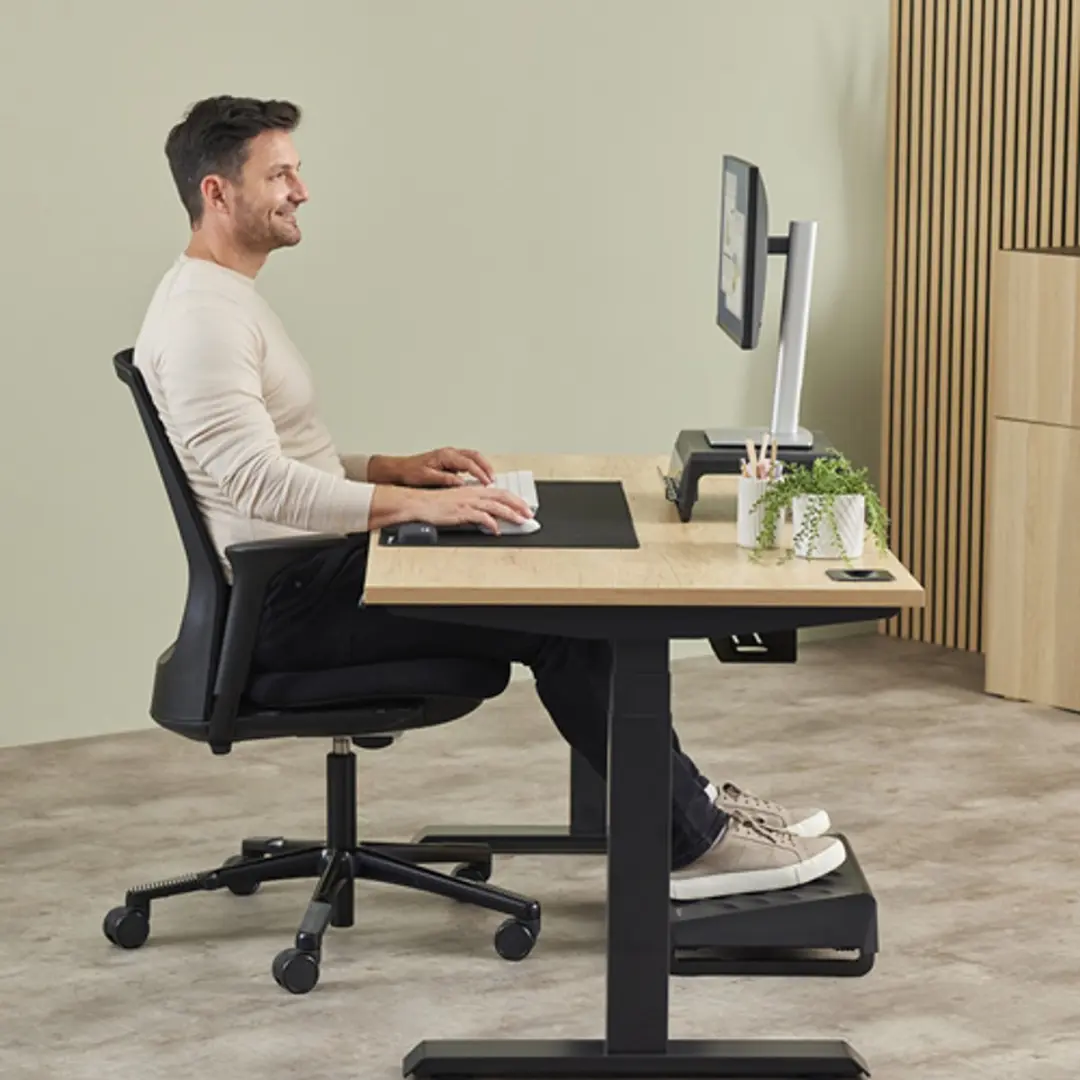 Fellowes Breyta Polssteun Silicone - Zwart