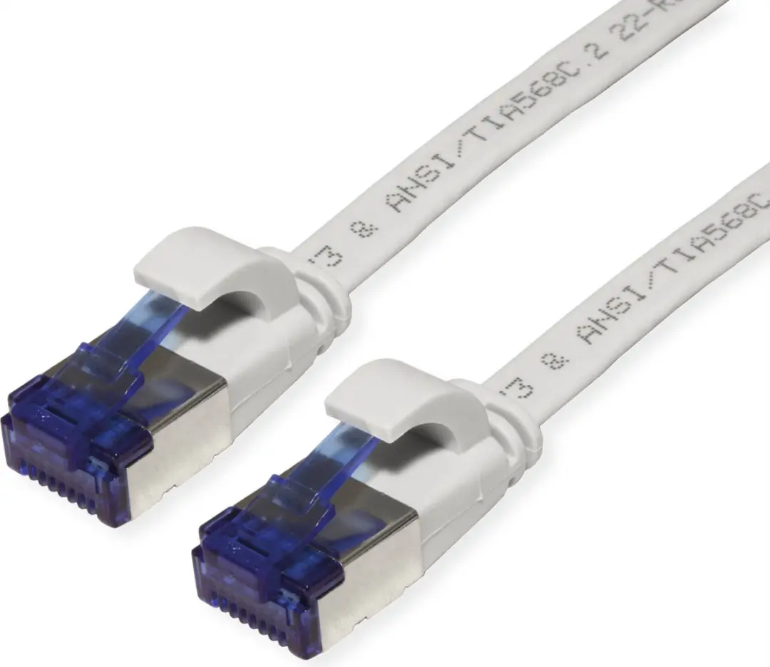 Value FTP Patchkabel Cat.6A Extra Plat Grijs 2m