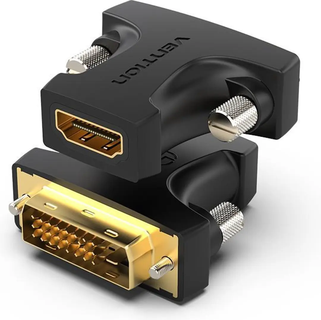 Vention HDMI naar DVI Adapter - Bi-directioneel - 1080P - Zwart