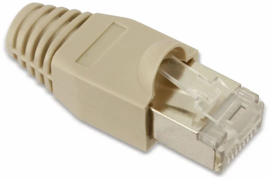 Goobay CAT5e RJ45 Afgeschermde Connector Grijs - 10 Stuks