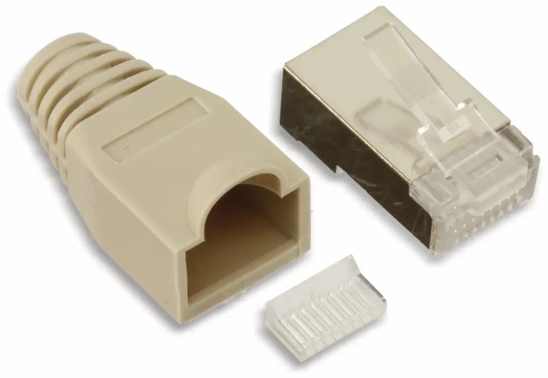 Goobay CAT5e RJ45 Afgeschermde Connector Grijs
