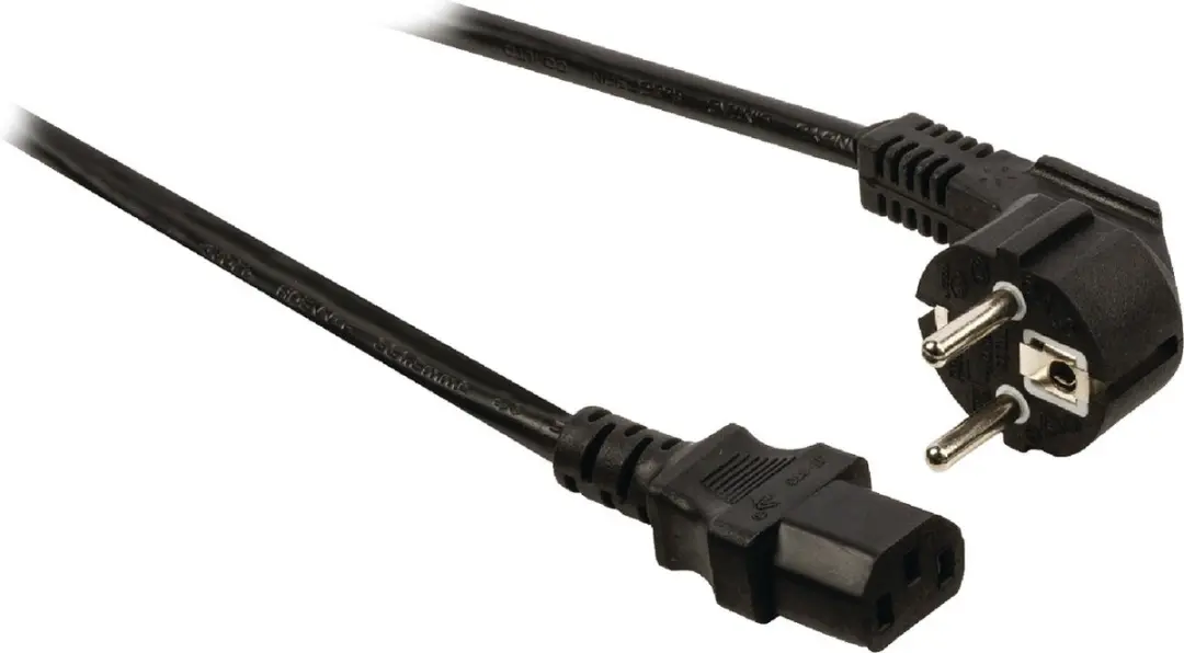 Nedis Stroomkabel Type F CEGL10015BK30 - 3m - Gehoekt