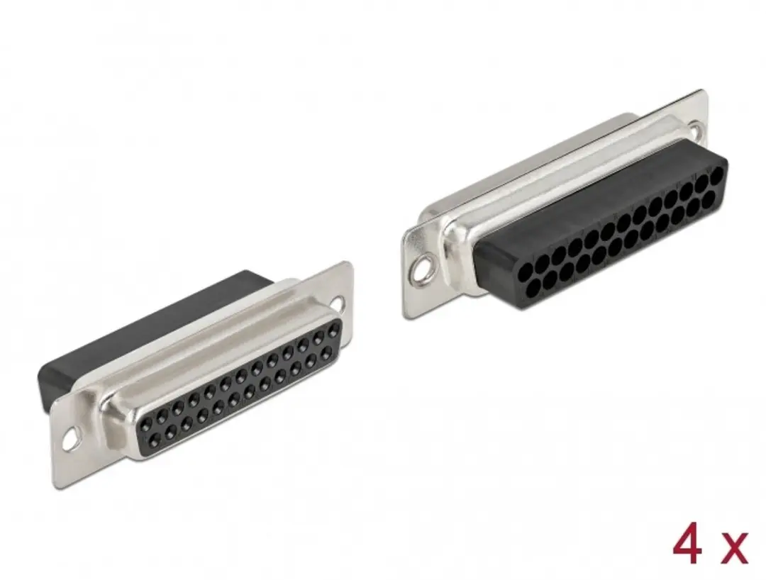 Delock D-Sub 25 Pin Crimp Female