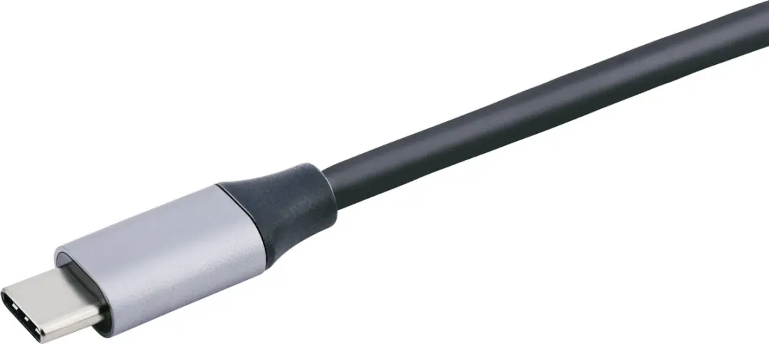 Grundig USB-C Kabel 1.5M 240W - 10Gbps - Zwart/Grijs