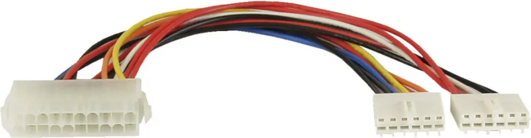 InLine ATX 20-pins P8 P9 Voedingskabel 0,20m Wit