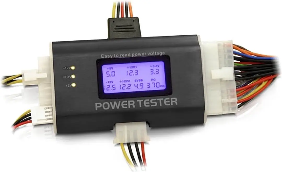 Delock Power Supply Tester III - Zwart
