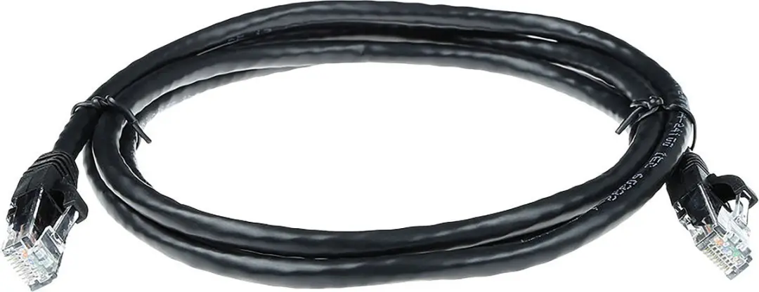ACT IS8901 U/UTP CAT6 Patchkabel 1m - Zwart