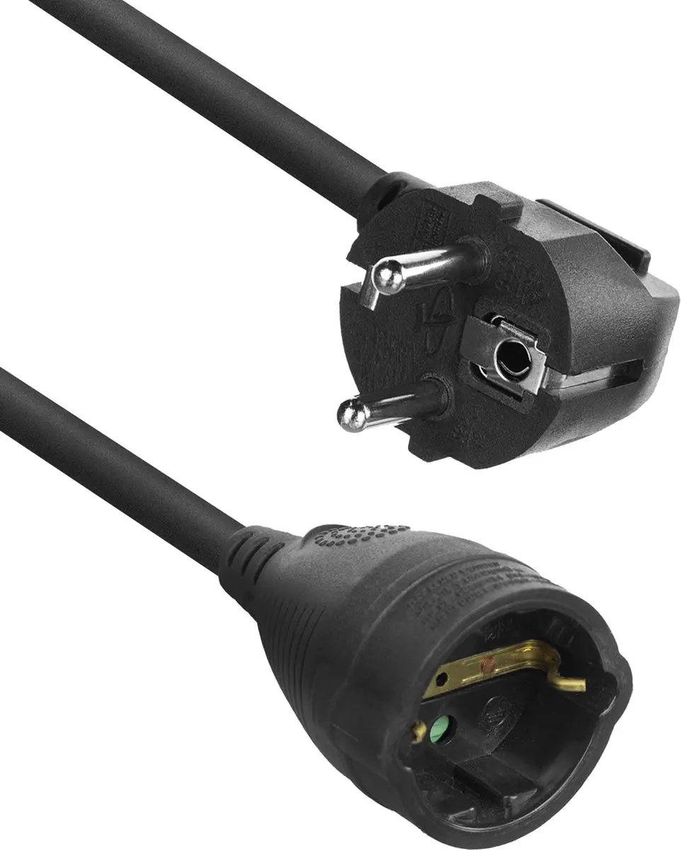 ACT Verlengkabel AC2470 10m - Zwart