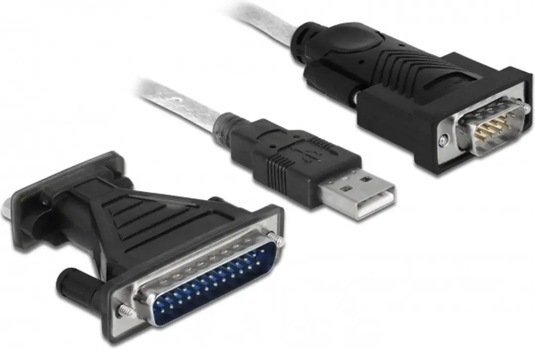 Delock USB-A naar RS232 Adapter 9/25-pins FTDI