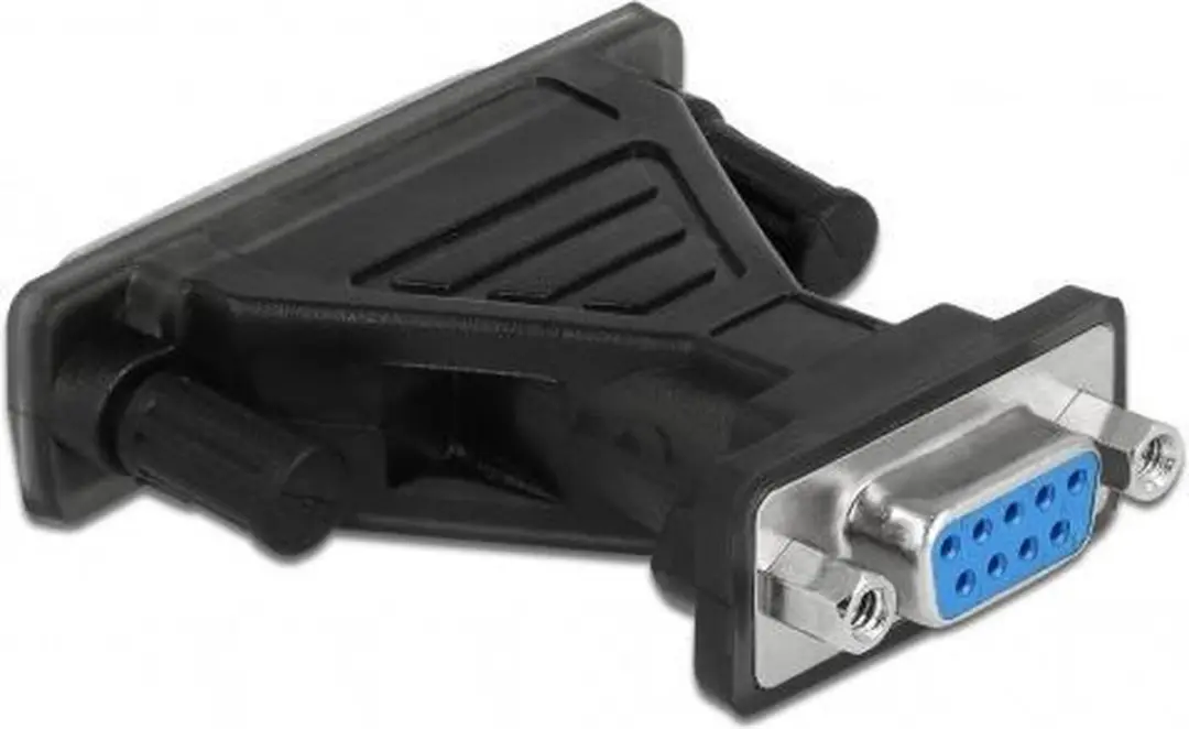Delock USB-A naar RS232 Adapter 9/25-pins FTDI - 1,8m - Zwart