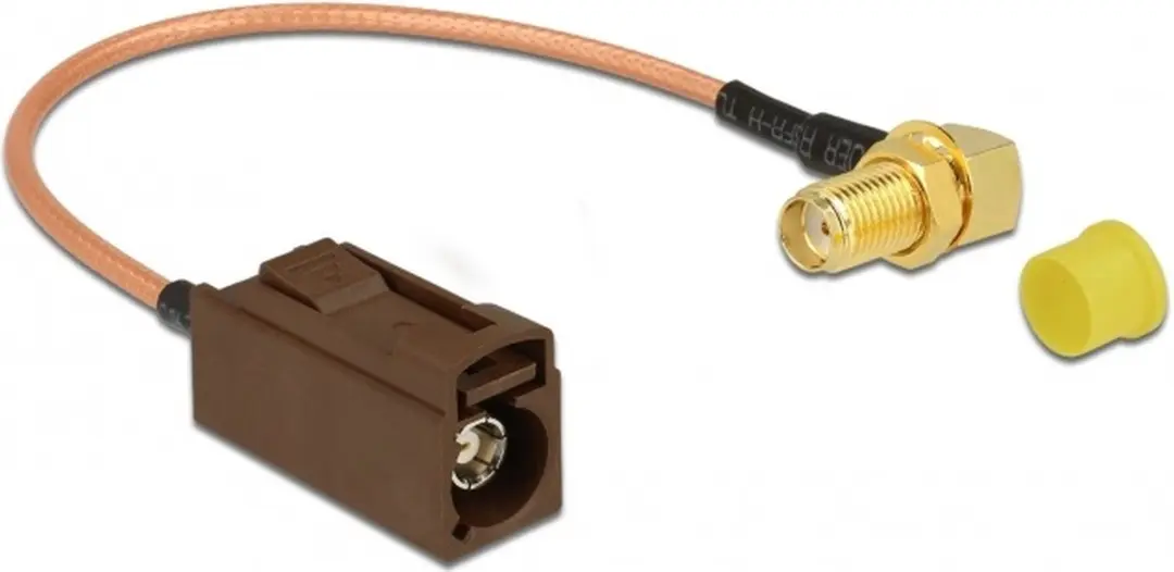 Delock Fakra naar SMA Haaks Adapterkabel RG316 50 Ohm