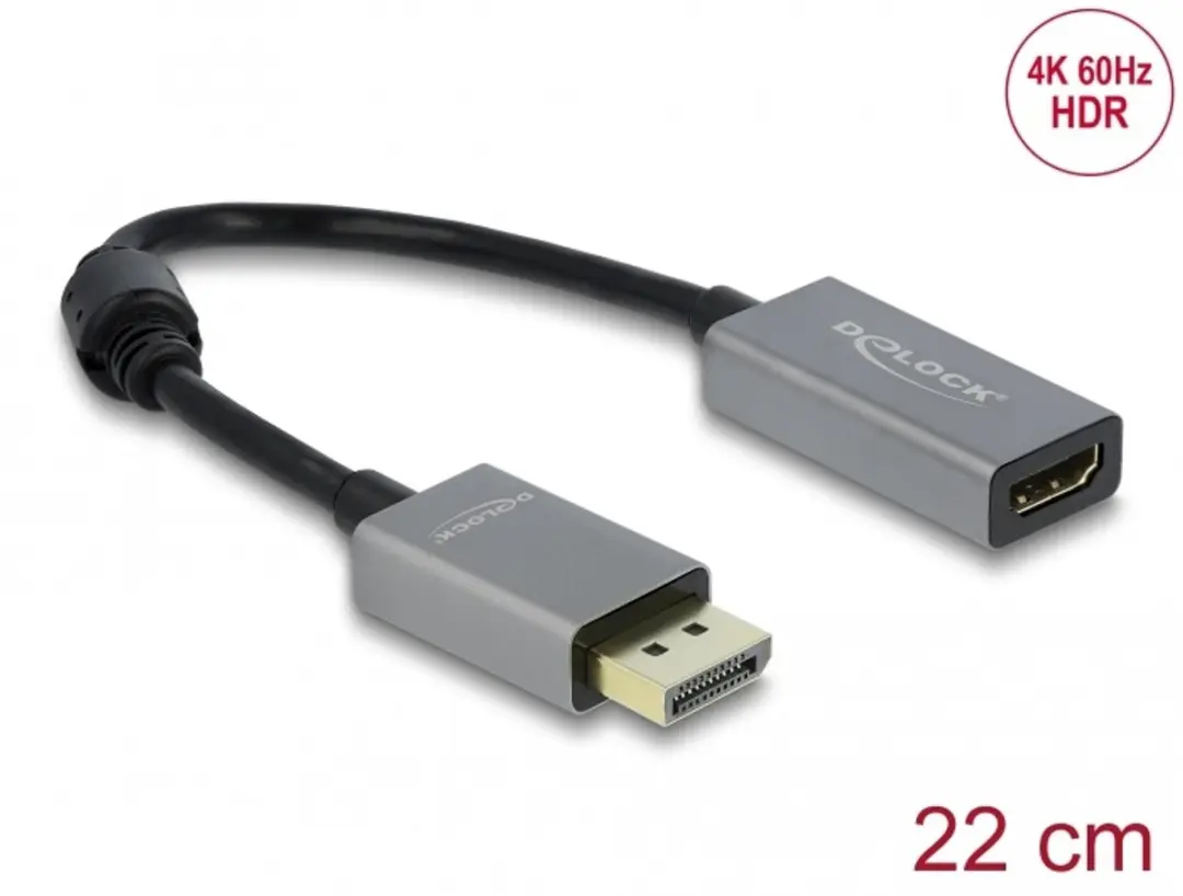 Delock Active DisplayPort 1.4 naar HDMI Adapter 4K 60Hz