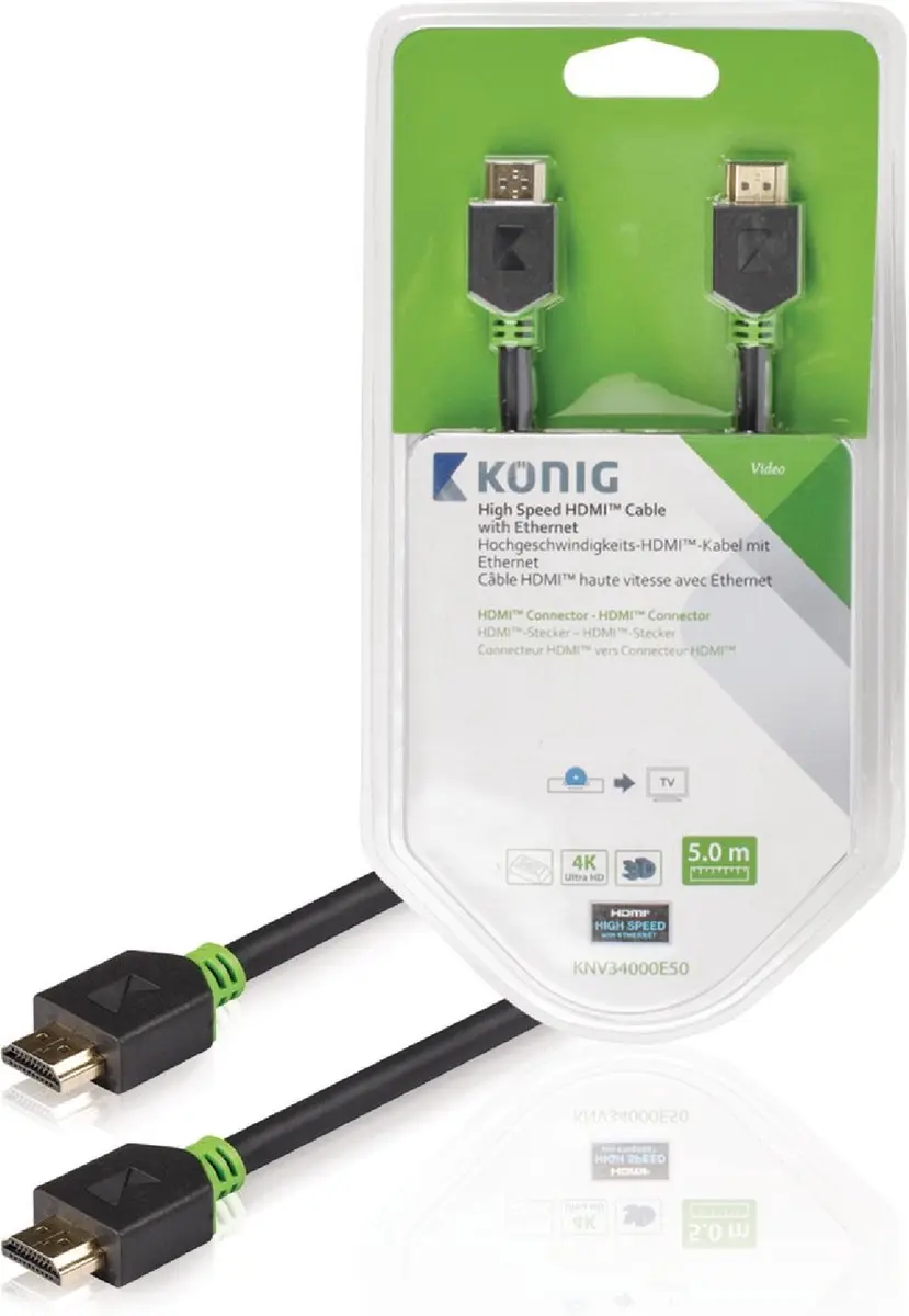 Konig High Speed HDMI-kabel 5m