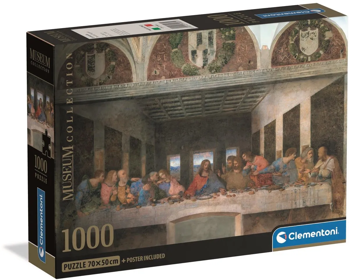 Clementoni Het Laatste Avondmaal Puzzel 1000 Stuks - Multikleur