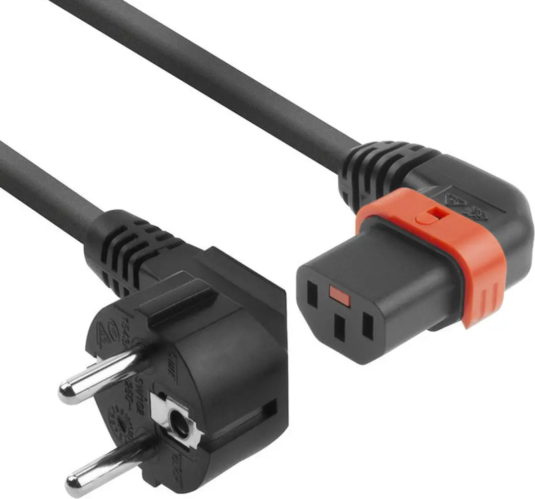 ACT EL455S AK5260 Netsnoer Schuko - 3m - Zwart