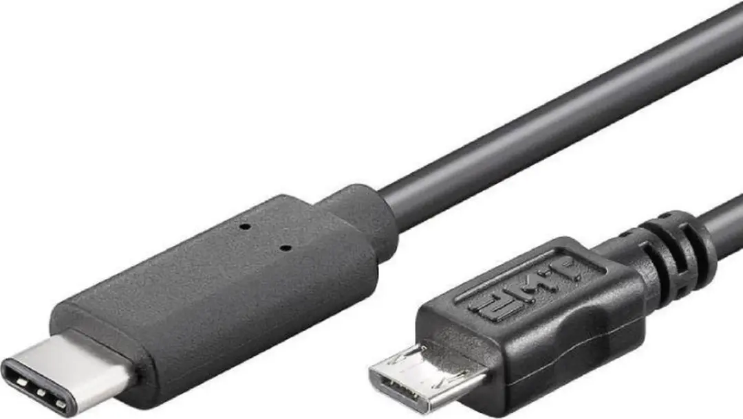 Goobay USB-C naar USB Micro B Kabel 2.0 - 1m - Zwart