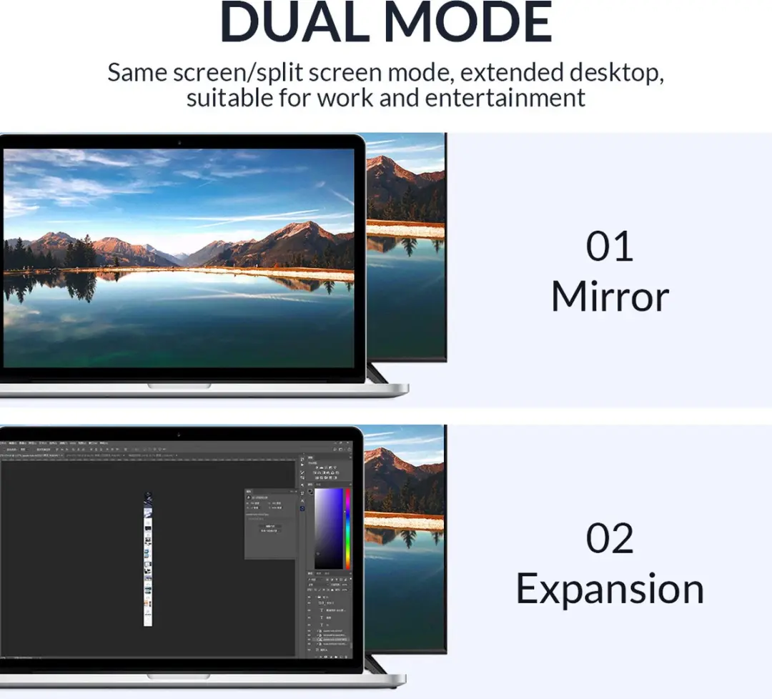 ORICO USB-C naar HDMI Adapter 4K60 - Grijs