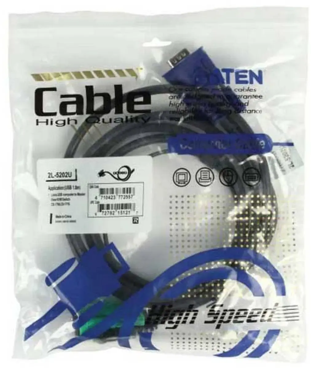 Aten AT-2L5202U USB KVM-kabel 1,8m - Kleurenmix