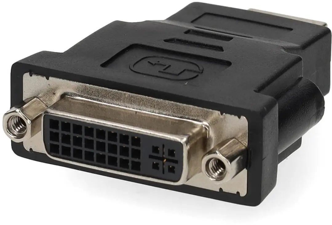 Nedis HDMI naar DVI-D Adapter CVGB34910BK - Verguld - Zwart