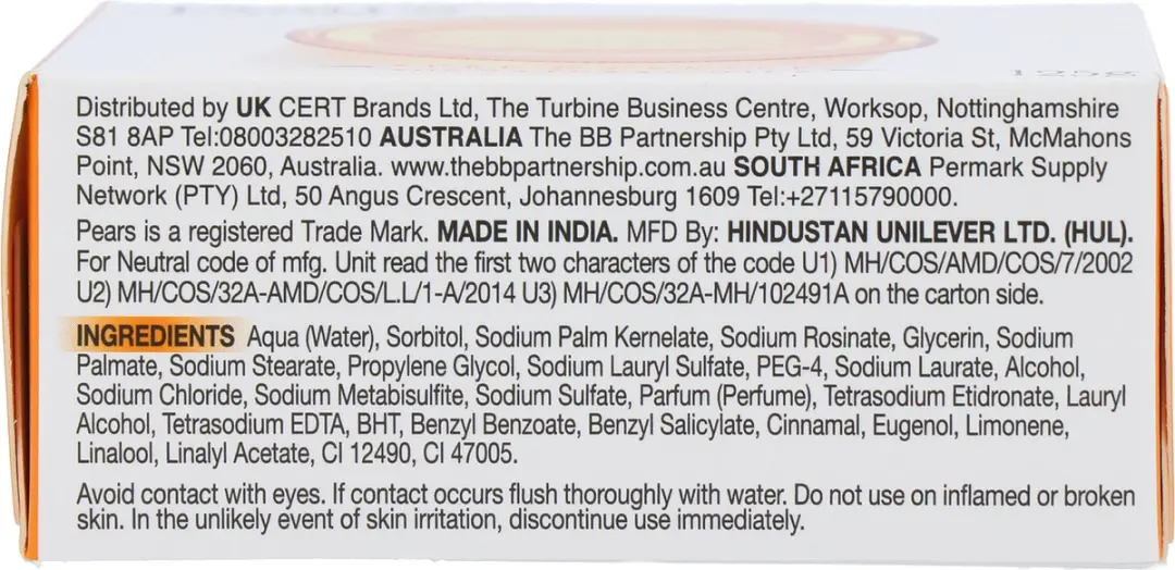 Pears Transparante Zeep 125g