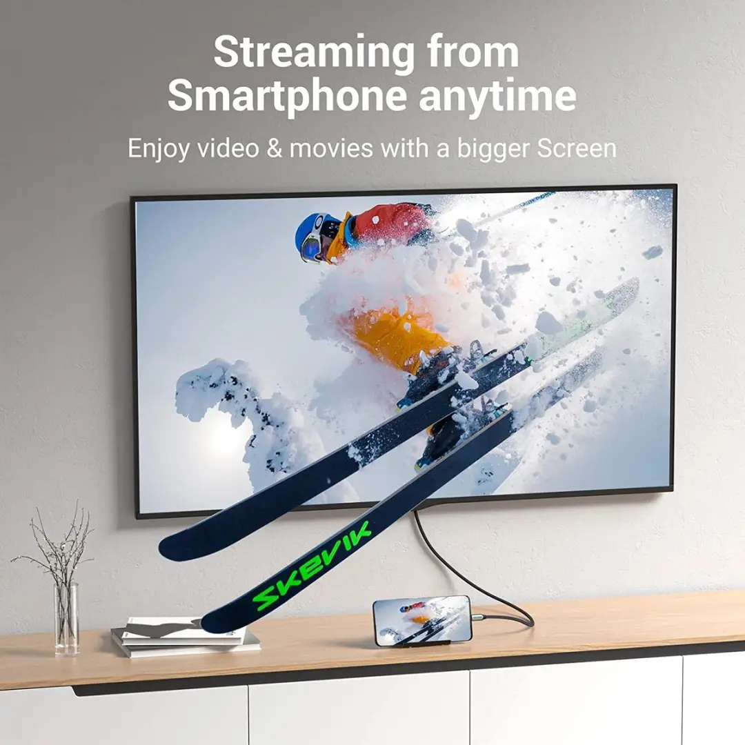 Vention USB-C naar HDMI Adapter 4K - Transparant