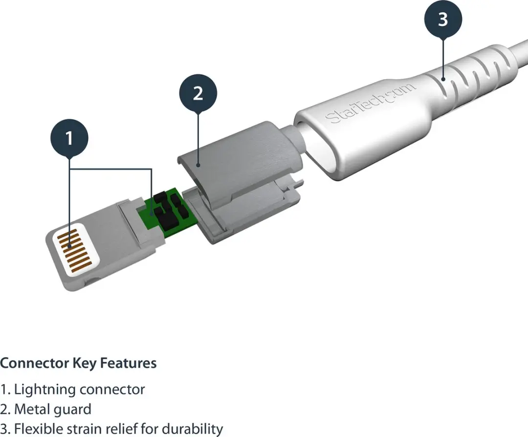 Startech RUSBLTMM2M Lightning-kabel 2m