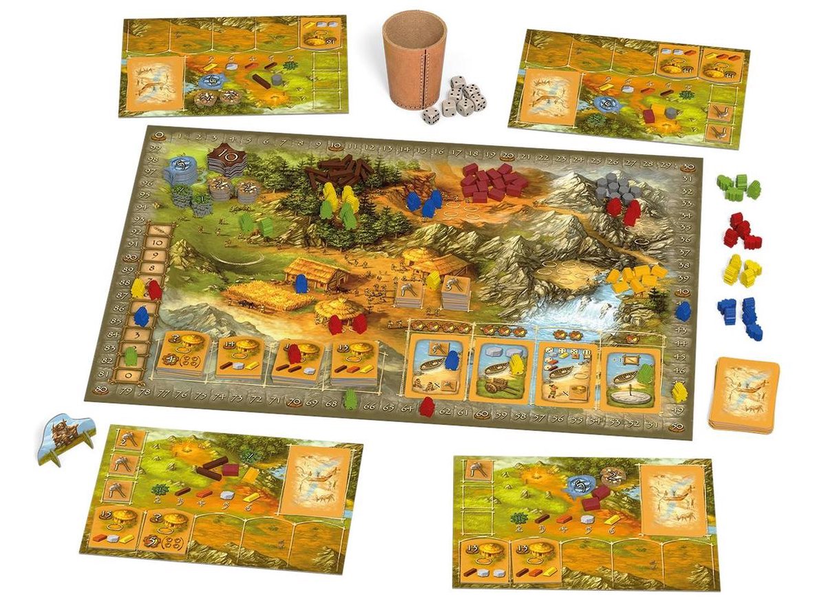 999 Games - Stenen Tijdperk - Bordspel - Strategisch familiespel - Klassieker!