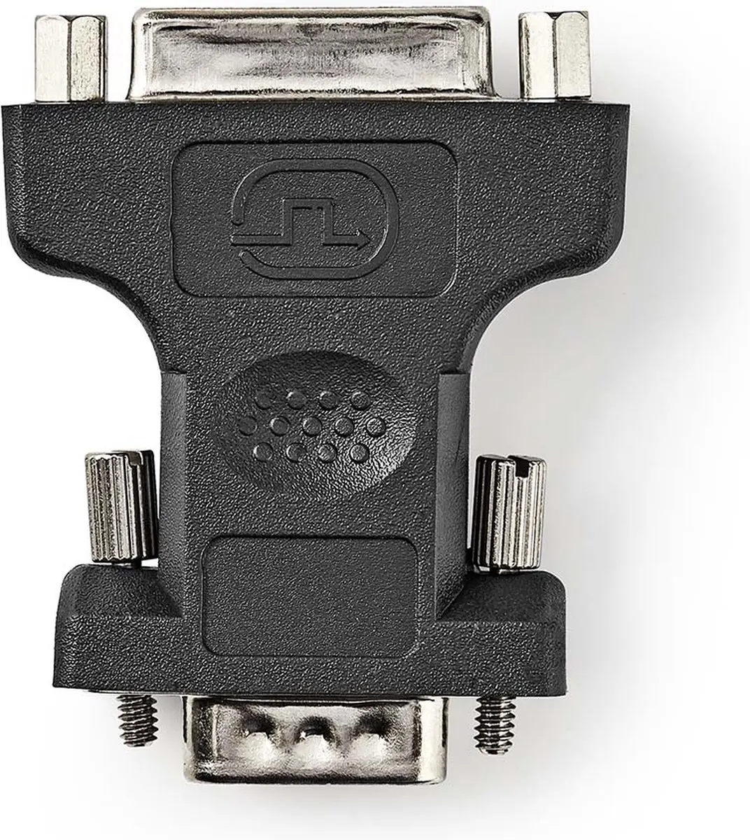 Nedis VGA naar DVI-I Adapter CCGB32901BK - Zwart