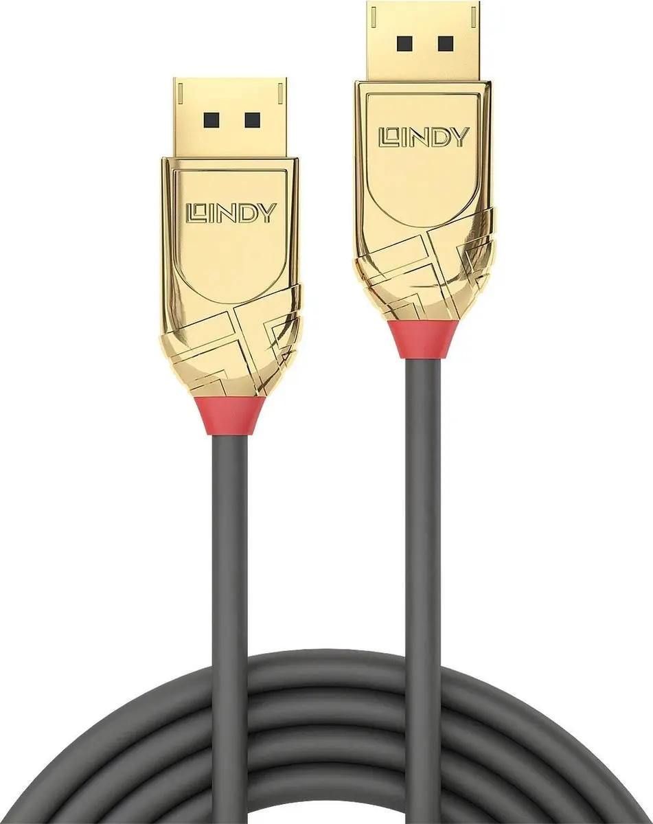 Lindy 36297 DisplayPort-kabel 15m - Goud