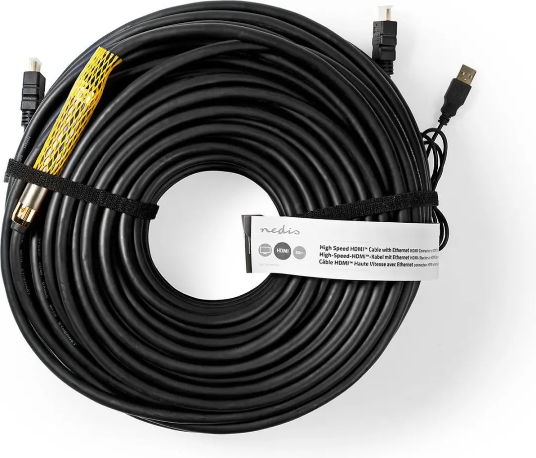 Nedis HDMI-Kabel CVGT34620BK500 4K 18Gbps 50m - Zwart
