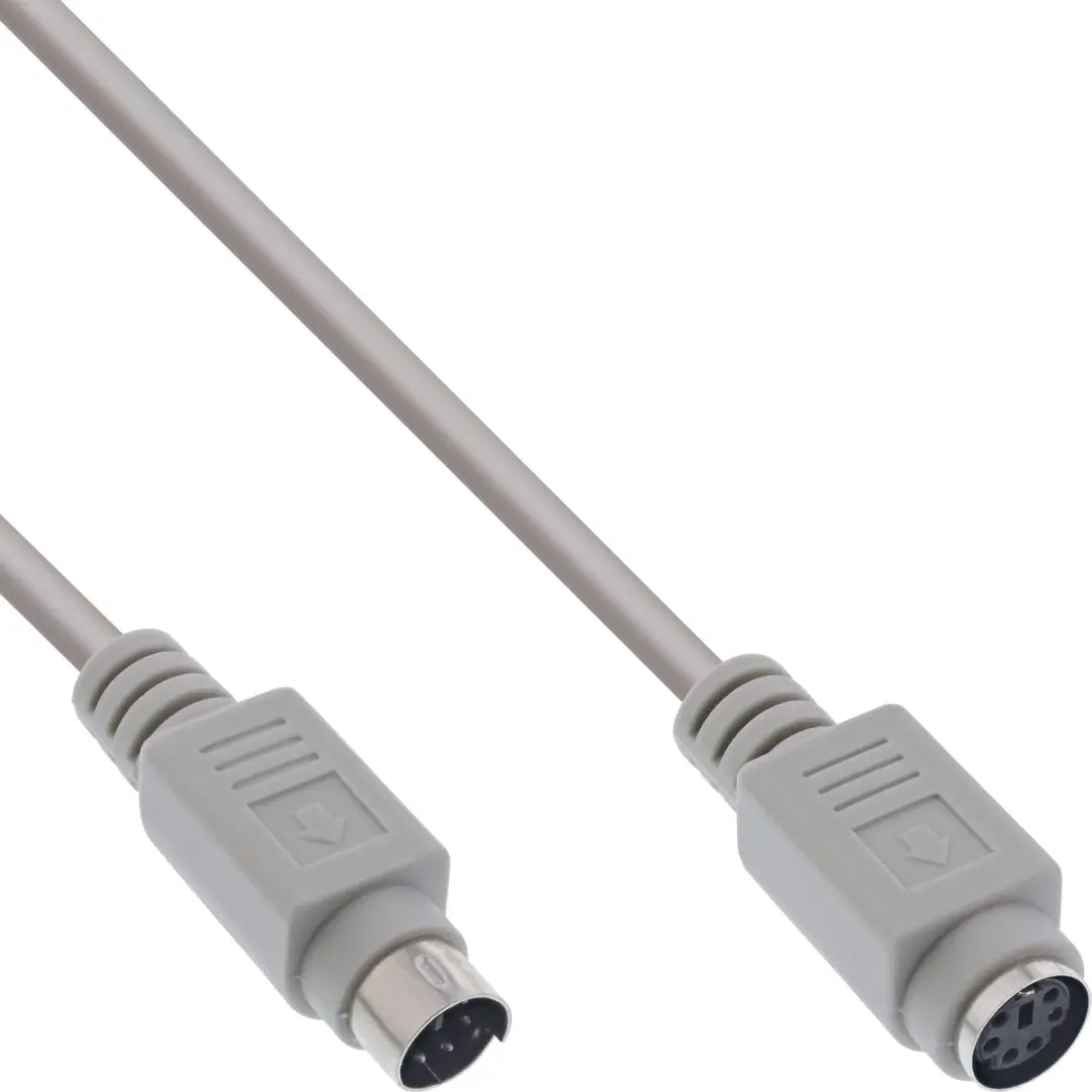 InLine Floppy Molex Haaks Voedingskabel 0,05m