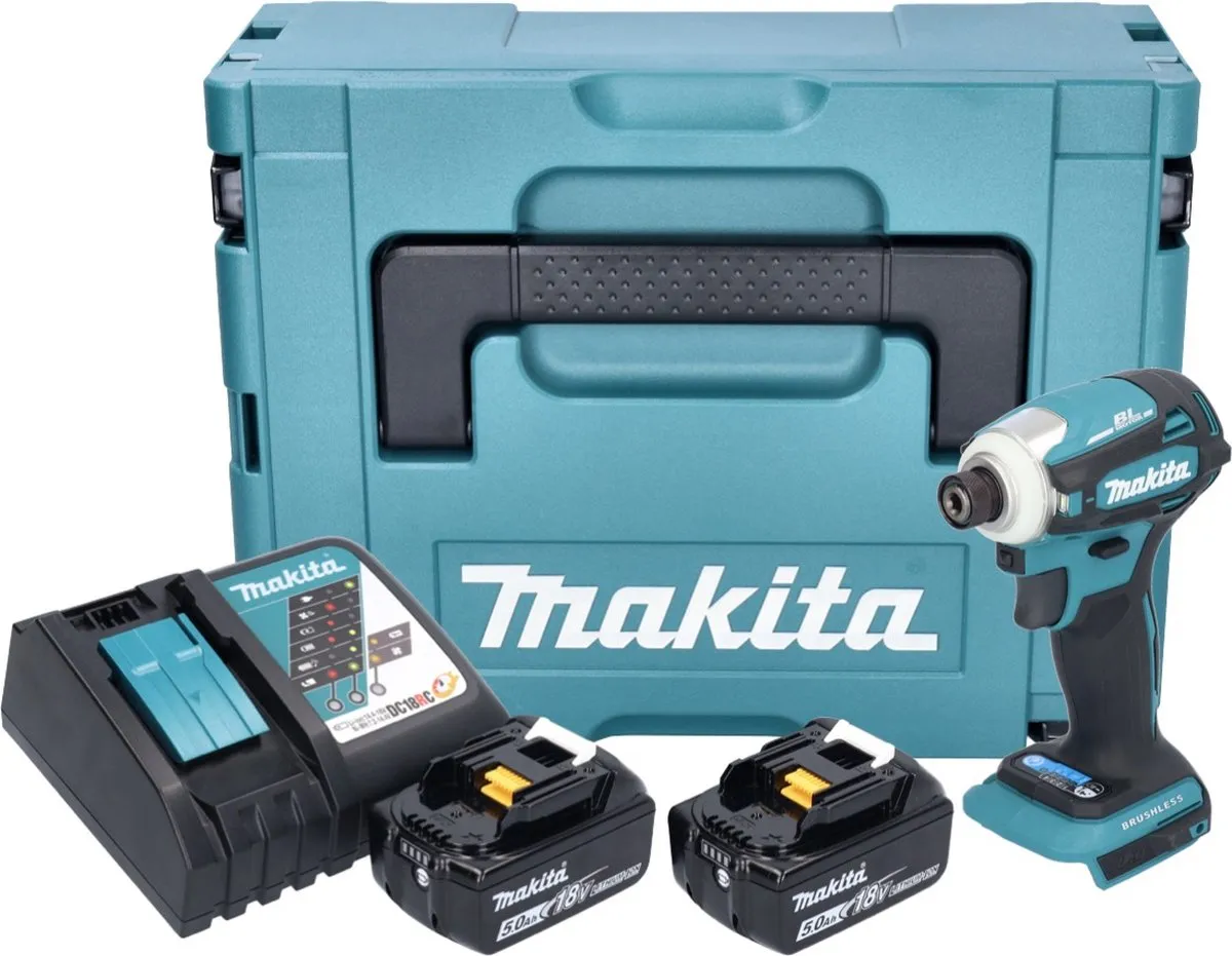 Makita DTD172RTJ Accu-slagmoersleutel 18V - 2x 5,0Ah LXT