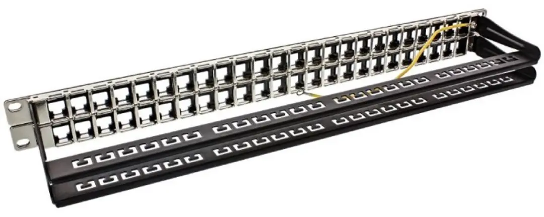 InLine Patchpanel 48-voudig 19" 1U - Zwart