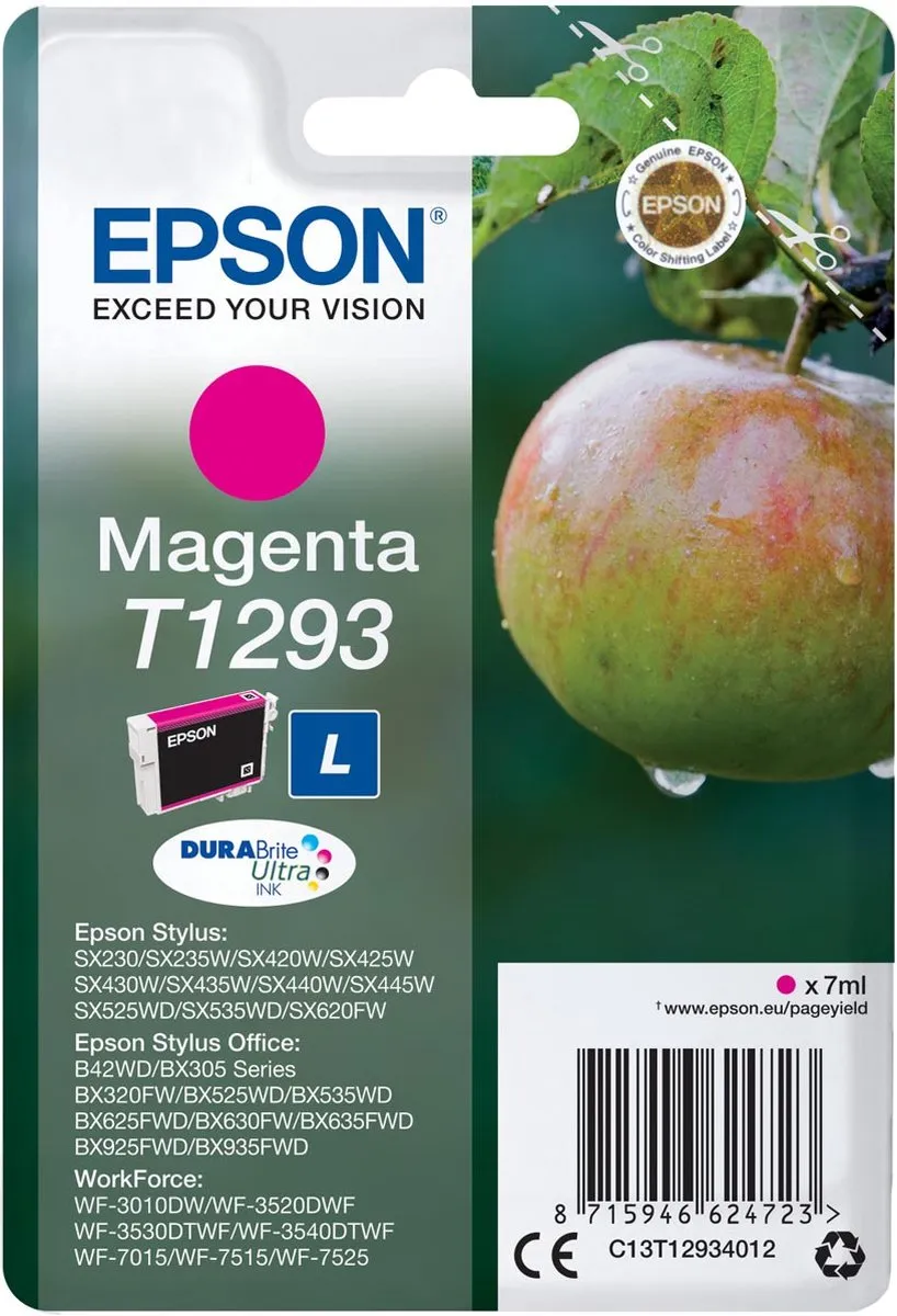 Epson T1293 Magenta Inktcartridge