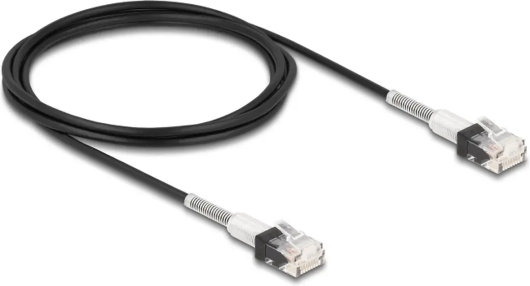 Delock RJ45 Netwerkkabel Cat.6A UTP 2m - Zwart