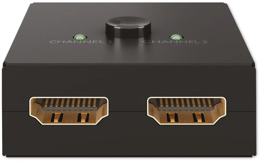Goobay HDMI Schakelaar 2 naar 1/1 naar 2 4K30Hz - Zwart
