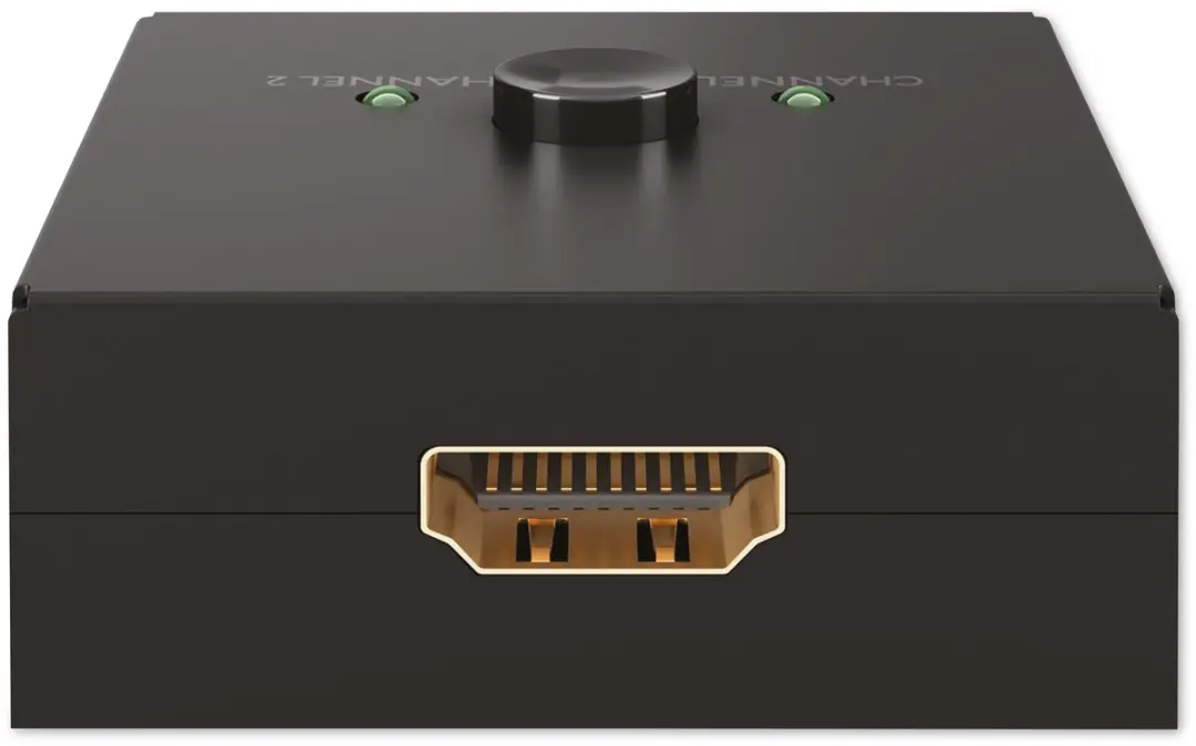 Goobay HDMI Schakelaar 2 naar 1/1 naar 2 4K30Hz - Zwart