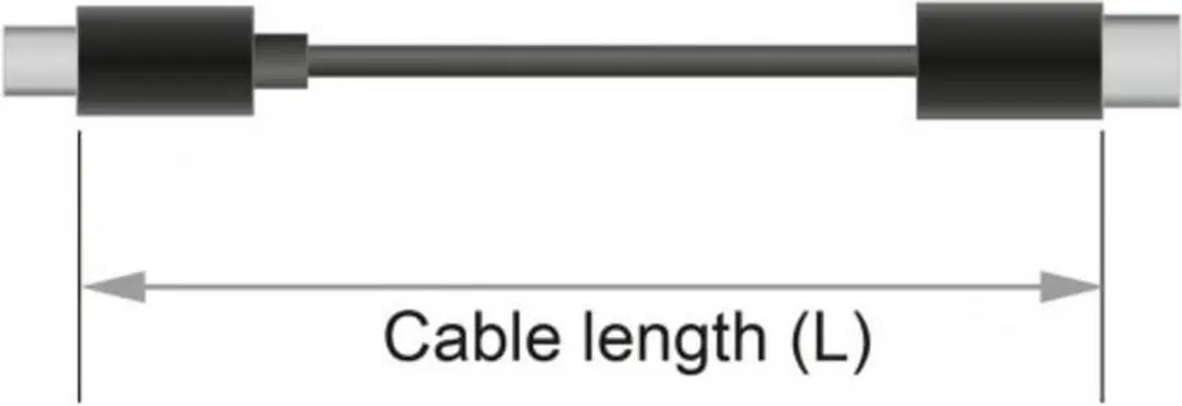 Delock USB-C Verlengkabel USB3.2 10Gbit/s PD 20V/3A 4K60Hz - 1m - Zwart