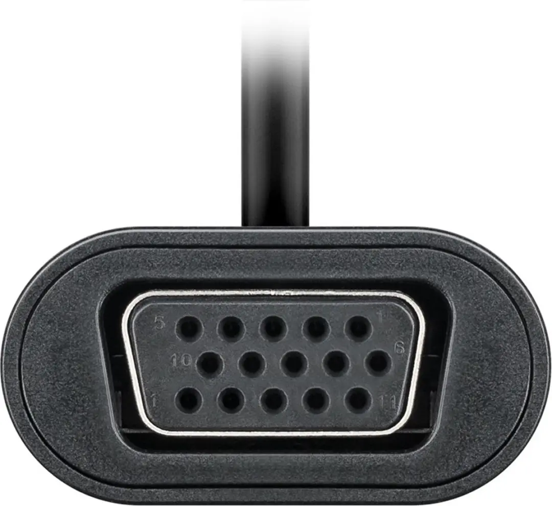 Goobay USB-C naar VGA Adapter - Zwart