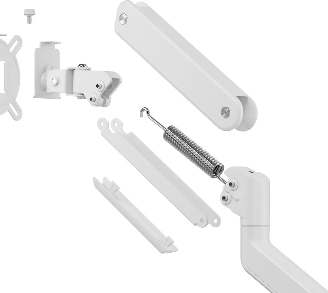 One For All DM4220 Dubbele Monitorarm - 2 Monitoren - VESA 100x100 - Wit