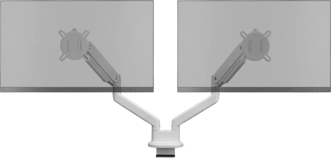 One For All DM4220 Dubbele Monitorarm - 2 Monitoren - VESA 100x100 - Wit - afbeelding 6 van 6