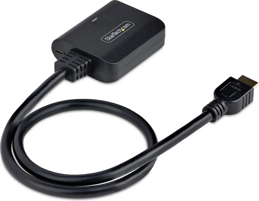 Startech HDMI-SPLITTER-4K60UP 2 Poorts Splitter - 4K 60Hz - Zwart