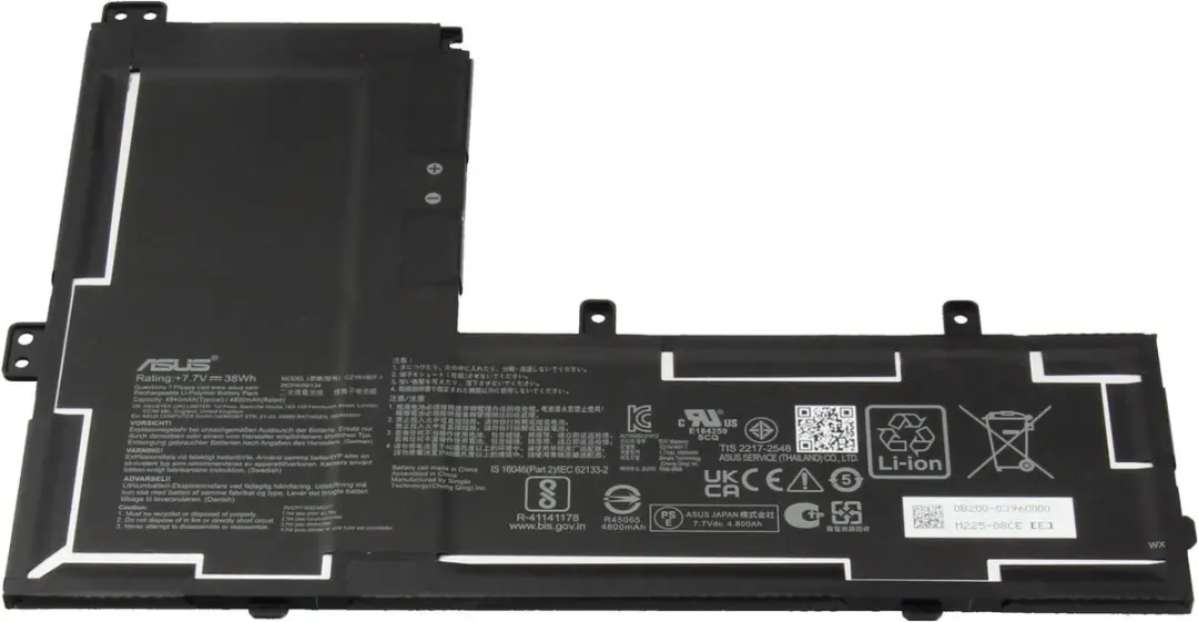 ASUS C21N1807-1 Laptopbatterij 38Wh