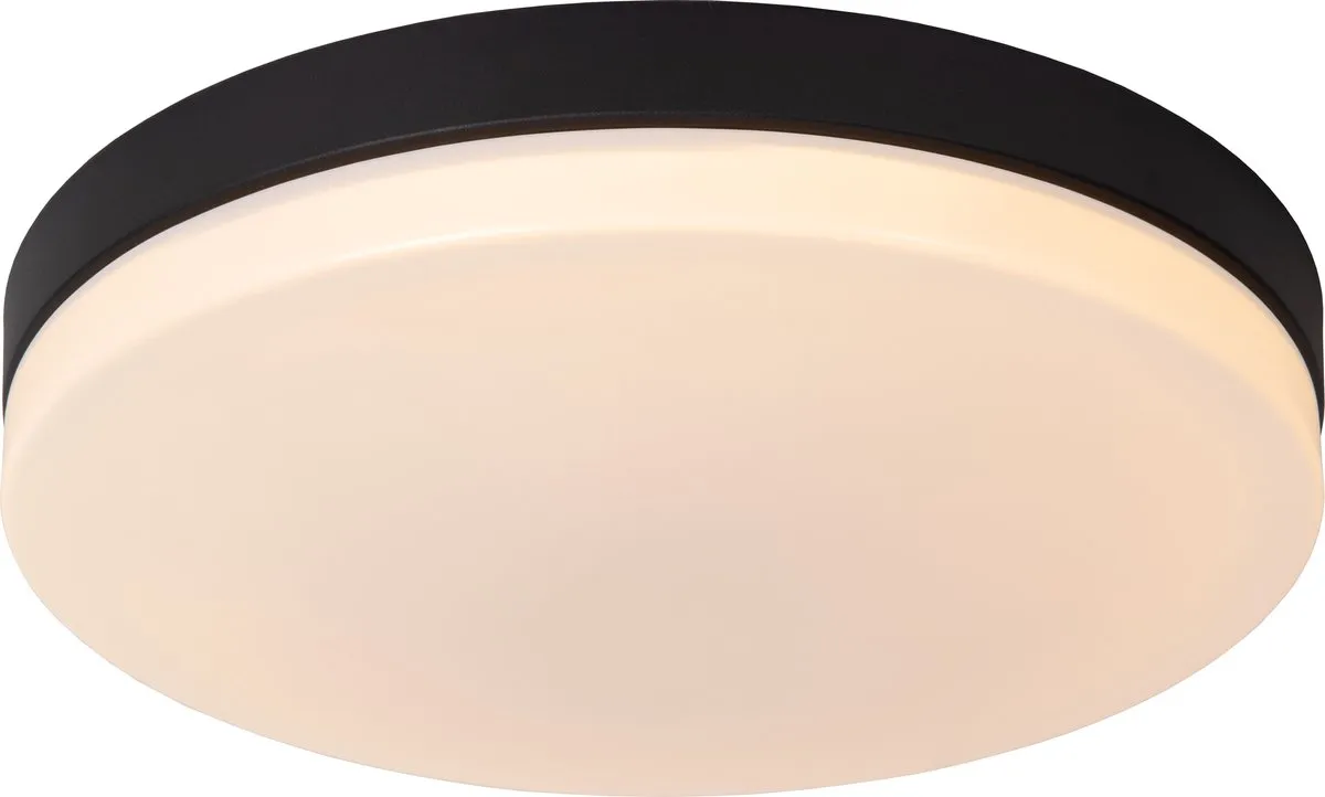 Lucide Biskit LED Plafondlamp Ø40cm - Zwart